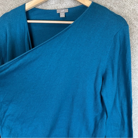 J Jill Cardigan Womens Small Blue Cotton Blend Long Sleeve Stretch- 9287* - Picture 10 of 12